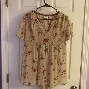 Floral Chiffon Blouse